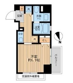 クリオ戸越銀座壱番館・弐番館 2-704 間取り図