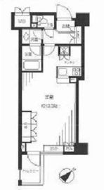 クオリア銀座 8階 間取り図