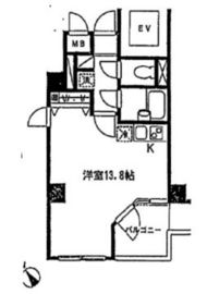 メゾンド島津山 601 間取り図