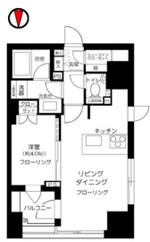 クオリア神南フラッツ 11階 間取り図