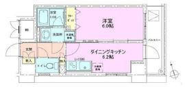 銀座レジデンス壱番館 1204 間取り図