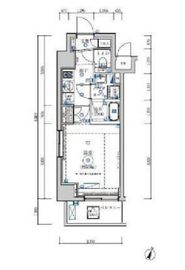 パティーナ麻布十番 201 間取り図