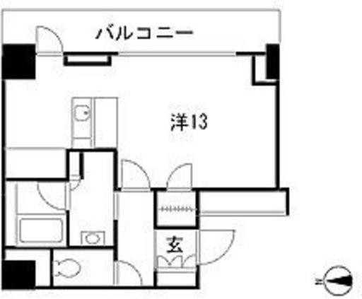 クラッシィハウス浜田山 807 間取り図