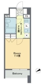 ベルファース戸越スタティオ 609 間取り図