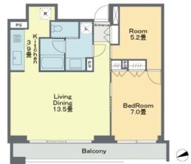 ベルファース戸越スタティオ 1203 間取り図