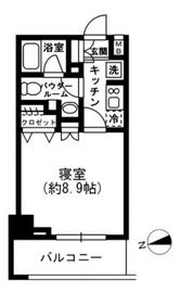 レジディア四谷三丁目 705 間取り図