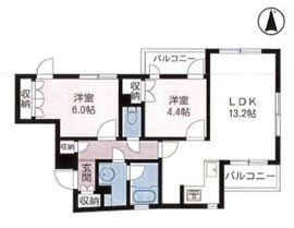 アーバンフラッツ目黒本町 301 間取り図