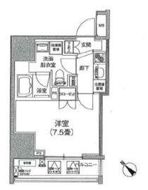 アイルイムーブル日本橋 8階 間取り図