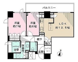 パークハウス平河町 10階 間取り図