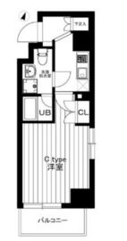 パティーナ麻布十番 502 間取り図