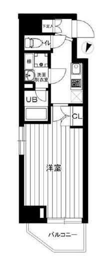 パティーナ麻布十番 703 間取り図