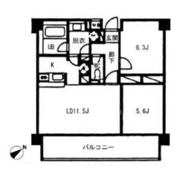 ヴォアラクテ西早稲田 502 間取り図