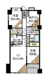 ディオレ西新宿 10階 間取り図
