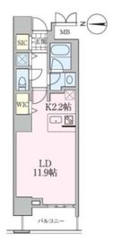 ロイヤルパークスタワー南千住 604 間取り図