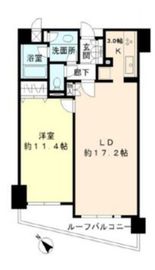 ヒューリック目黒三田 505 間取り図