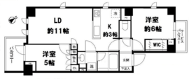 オープンレジデンシア六本木美術館前 2階 間取り図