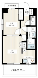 カスタリア押上 602 間取り図
