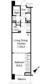 ブリリアイスト三軒茶屋 i902 間取り図