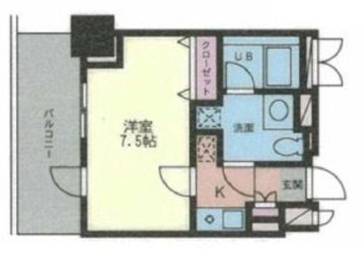 ドゥーエ幡ヶ谷 1202 間取り図