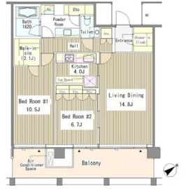 赤坂氷川町レジデンス 1506 間取り図