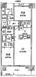 イニシア豊洲コンフォートプレイス 1階 間取り図