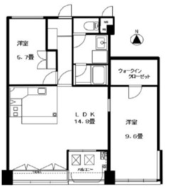 インペリアル広尾 7階 間取り図