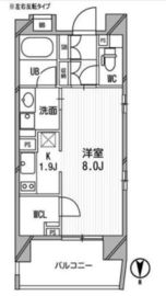 クリオ西池袋 5階 間取り図