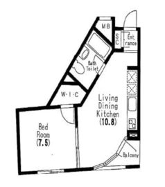 道玄坂スクエア 706 間取り図