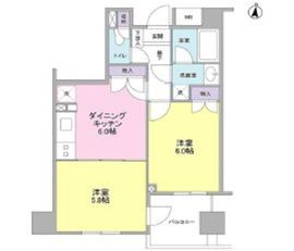 K's新中野 902 間取り図