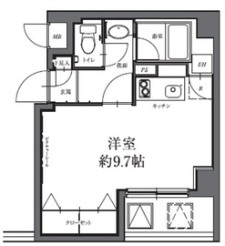 HF駒沢公園レジデンスタワー 217 間取り図