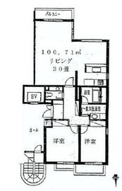 クラルテ三田 301 間取り図