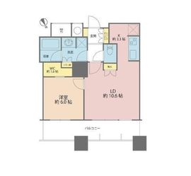 ザ・パークハウス西新宿タワー60 5階 間取り図