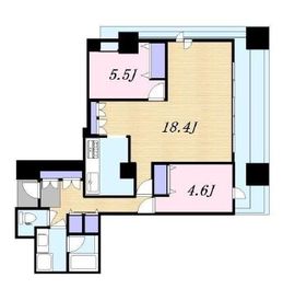 西戸山タワーホウムズ 3階 間取り図