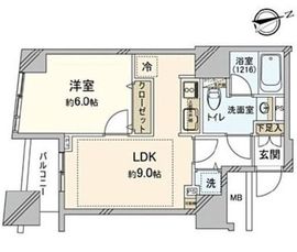 オープンレジデンシア南青山骨董通り 12階 間取り図