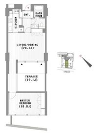 フォレストプラザ表参道 102 間取り図