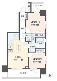 リエトコート浅草橋 604 間取り図