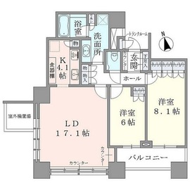 ザ・タワーズ台場 ウエスト 14階 間取り図