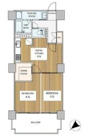 六本木ビュータワー 6階 間取り図