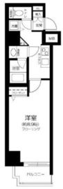 ガリシアヒルズ六本木 4階 間取り図