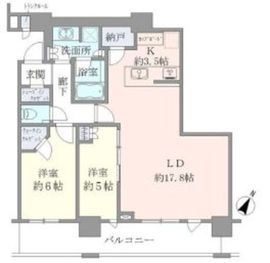 ブリリアザ・タワー東京八重洲アベニュー 25階 間取り図