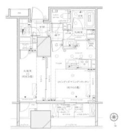 ディアナコート文京本郷台 8階 間取り図