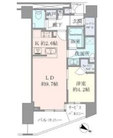 ブリリアザ・タワー東京八重洲アベニュー 24階 間取り図