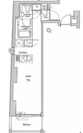 プレミアムキューブ元代々木 4階 間取り図