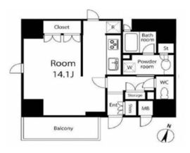 パークハウス二番町 6階 間取り図