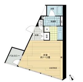 プラウドジェム渋谷神南 2階 間取り図