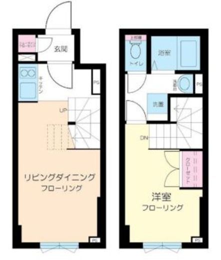 ラピス原宿3 402 間取り図