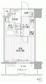 コスモグランス南品川 901 間取り図