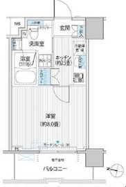 コスモグランス南品川 802 間取り図