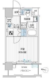 コスモグランス南品川 803 間取り図