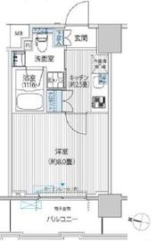 コスモグランス南品川 804 間取り図